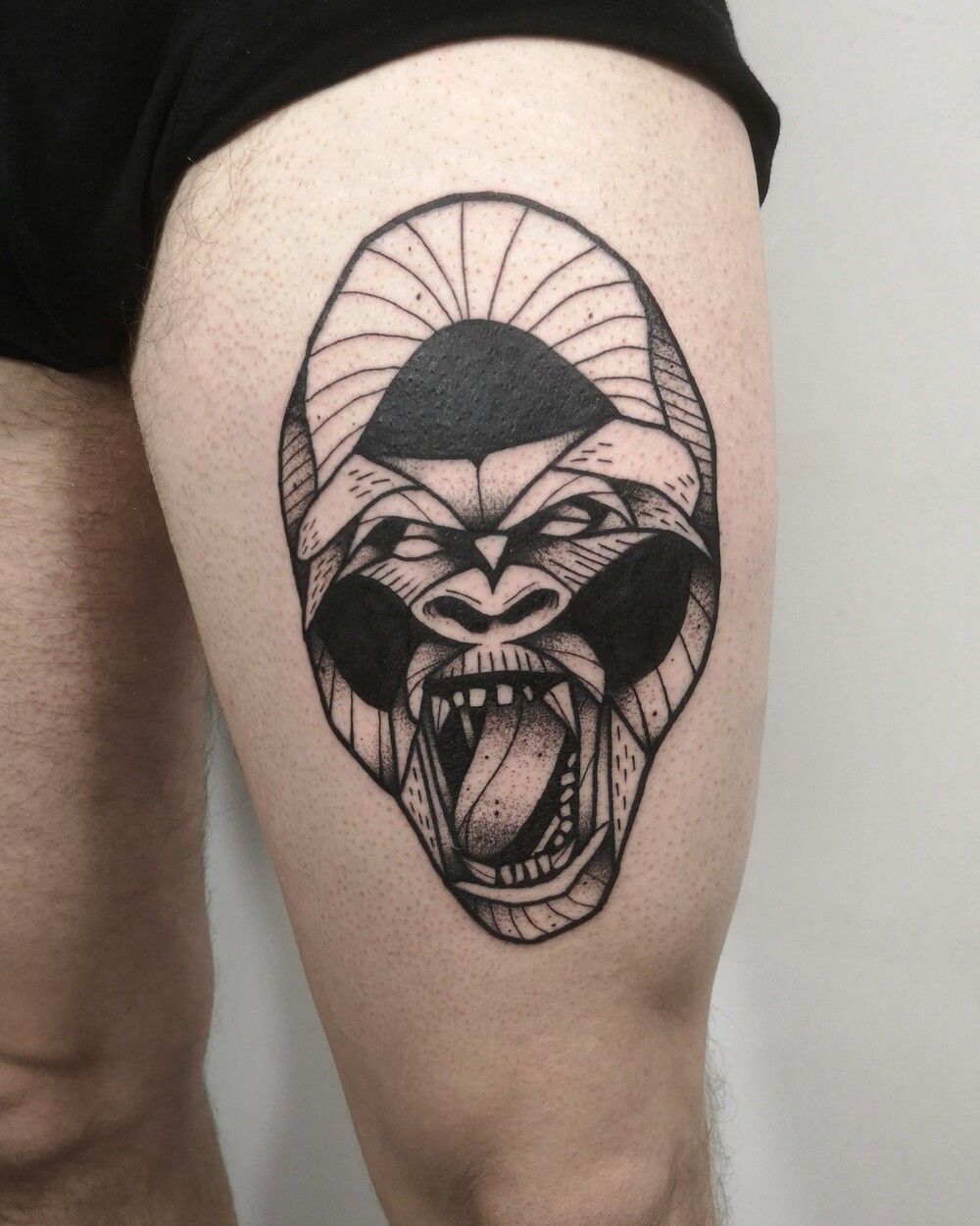 Gorilla Tattoo by Christian Eisenhofer